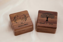 Load image into Gallery viewer, Custom Wood Ring Box