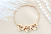 Load image into Gallery viewer, Personalized Bracelet, Custom Bracelet, Engraved Bracelet, Mom Gift, Grandma Gift, Mom Birthday Gift, Mom valentine Gift,
