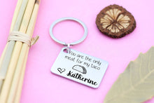 Load image into Gallery viewer, Sexy Funny Keychain, Valentine for Boyfriend, Husband, Naughty Gift, Dirty gift. Gift for Him - Taco Meat, Funny Valentine' Day Gift