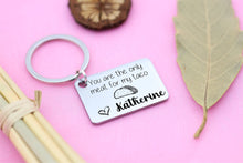 Load image into Gallery viewer, Sexy Funny Keychain, Valentine for Boyfriend, Husband, Naughty Gift, Dirty gift. Gift for Him - Taco Meat, Funny Valentine' Day Gift