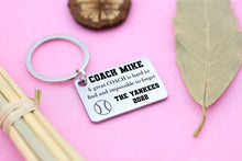 Load image into Gallery viewer, Coach key chain, Soccer coach,