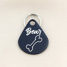 Load image into Gallery viewer, Personalized Tear Drop Pet Tag
