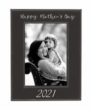 Load image into Gallery viewer, Personalized Leatherette Photo Frame, 4x6, 5x7, 8x10,