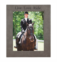 Load image into Gallery viewer, Personalized Leatherette Photo Frame, 4x6, 5x7, 8x10,