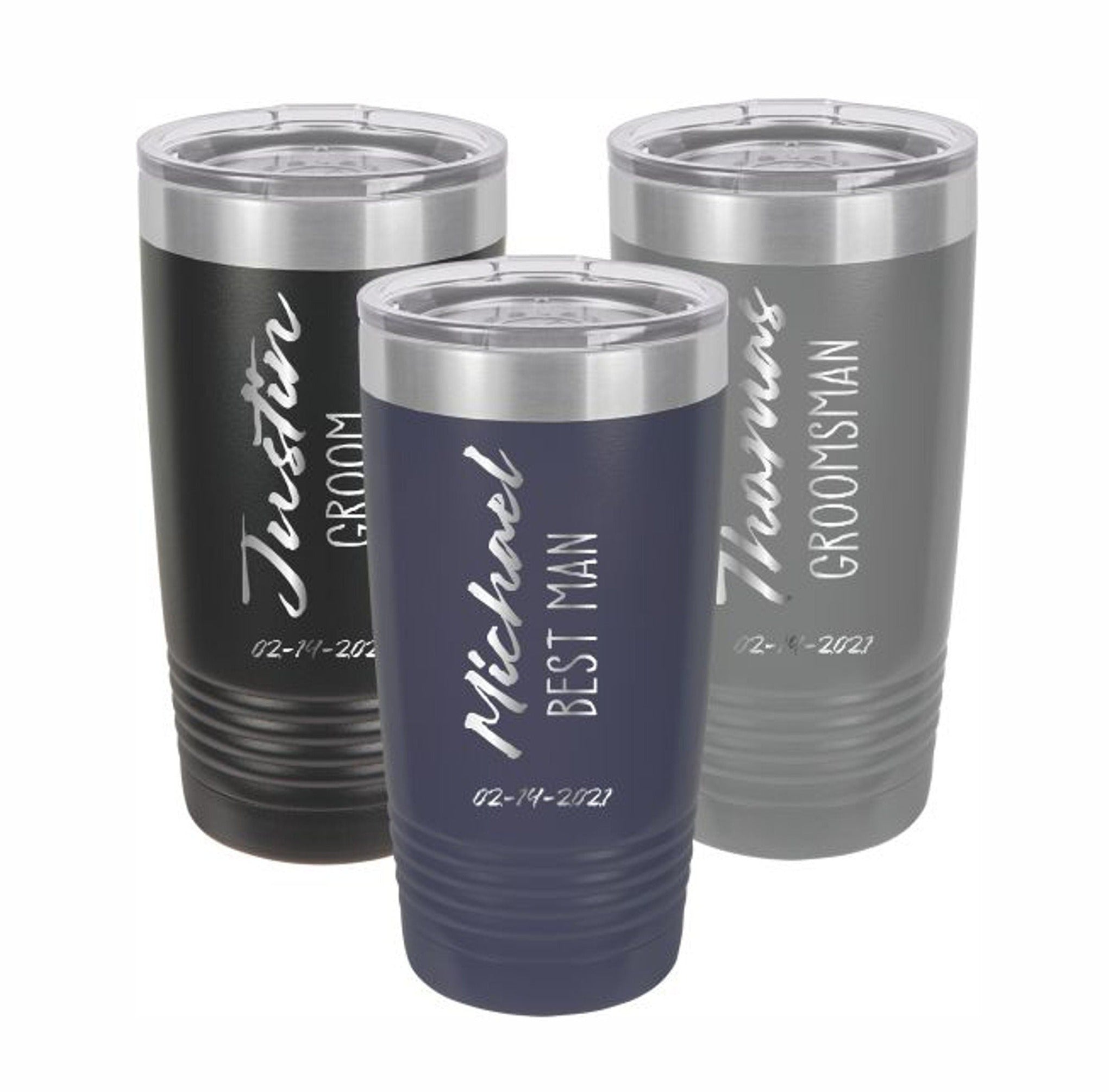 Personalized Groomsman Tumbler