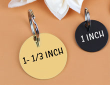 Load image into Gallery viewer, Personalized stainless steel dog and cat tags