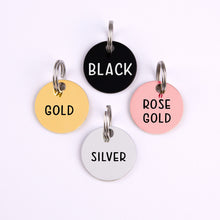 Load image into Gallery viewer, Personalized stainless steel dog and cat tags
