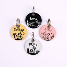 Load image into Gallery viewer, Personalized stainless steel dog and cat tags