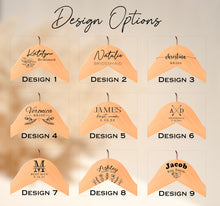 Load image into Gallery viewer, Personalized Bridesmaid and Groomsman Hangers