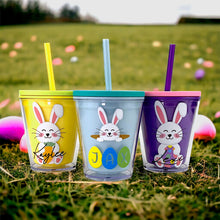 Load image into Gallery viewer, Easter Party Cups for Kids•Kids Easter Cups•Easter Basket Stuffers for kids•Easter Party Favors•Kids Easter Gifts•Easter Decor