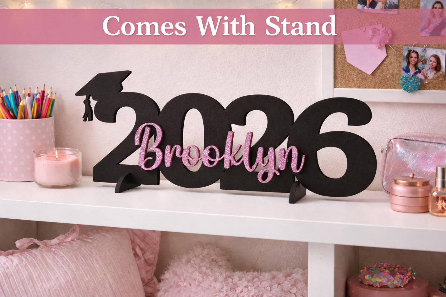 Graduation sign personalized name class of 2026