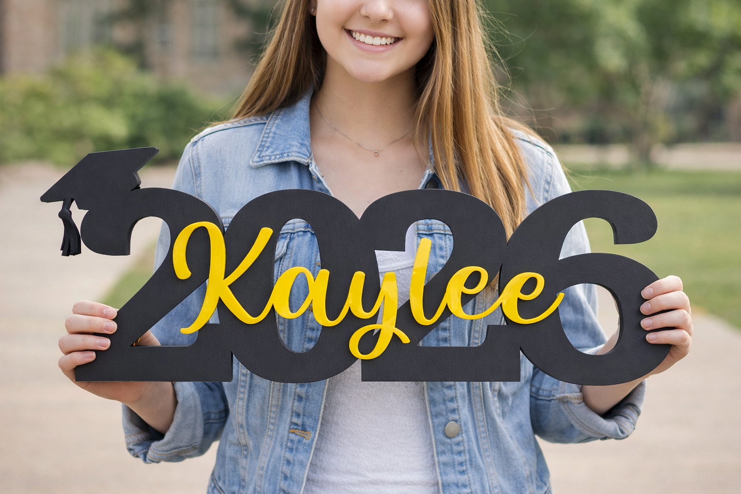Senior graduation sign class of 2026 custom name