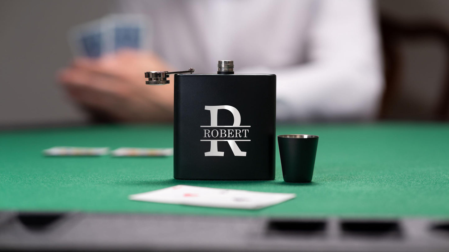 Groomsmen Proposal Gift Set, Custom Gift Box, Personalized Flask set and Knife for Best Man, Ushers & Groomsmen