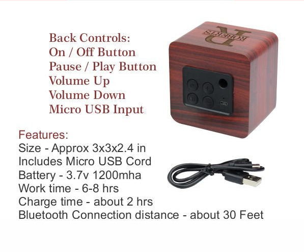 Personalized Bluetooth Speaker – Custom Groomsmen Gift