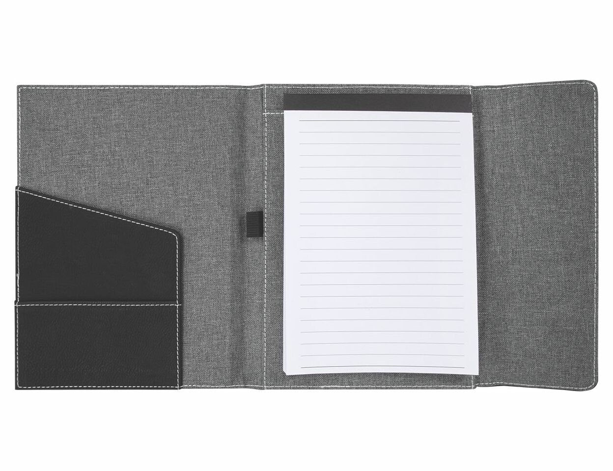 Personalized Portfolio with refillable notepad - color and style options