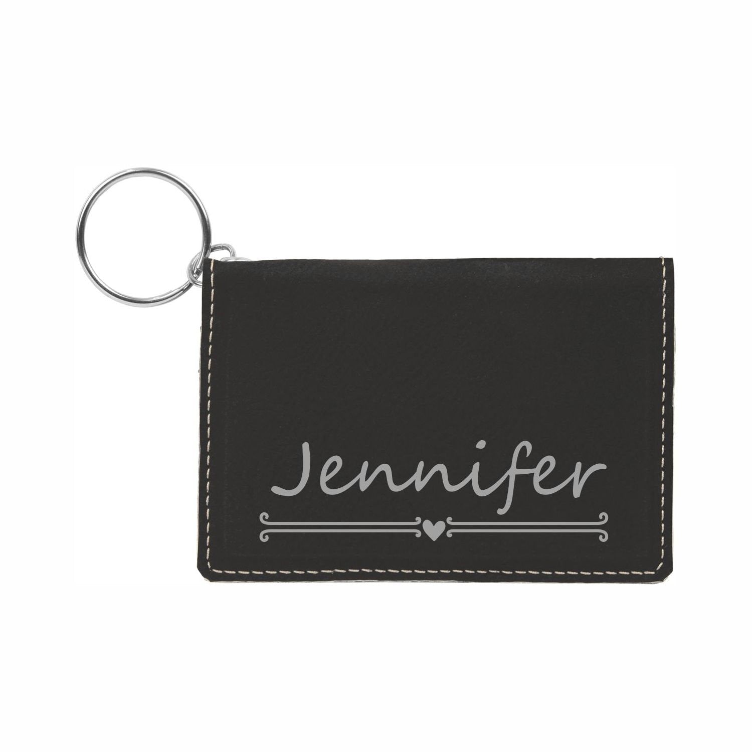 Personalized Keychain Wallet - color and style options