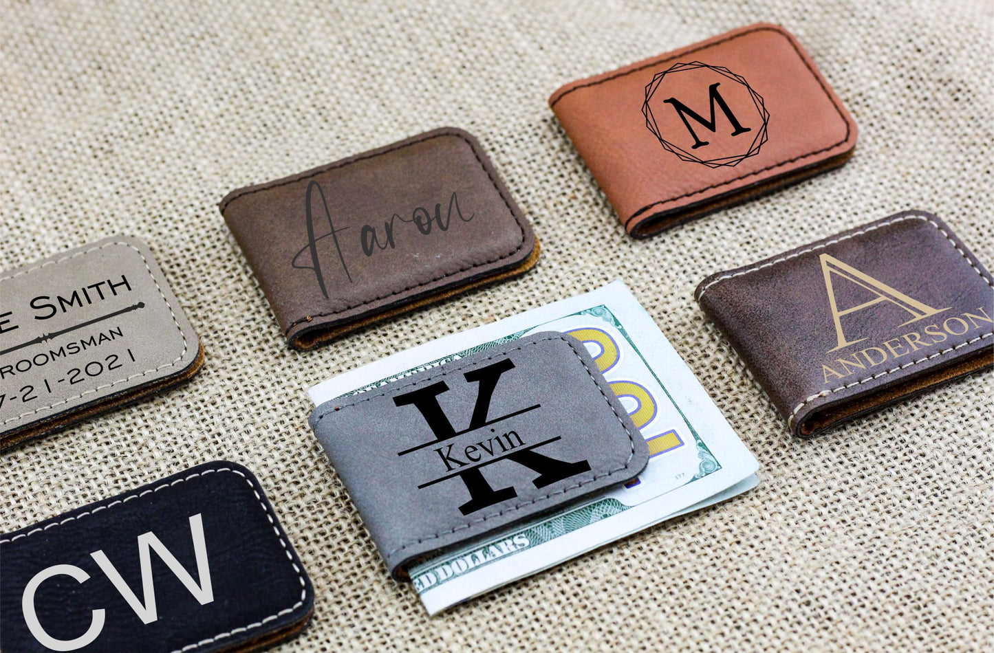 Engraved Groomsmen Money Clip - personalized engraved gift, family-made in Long Island