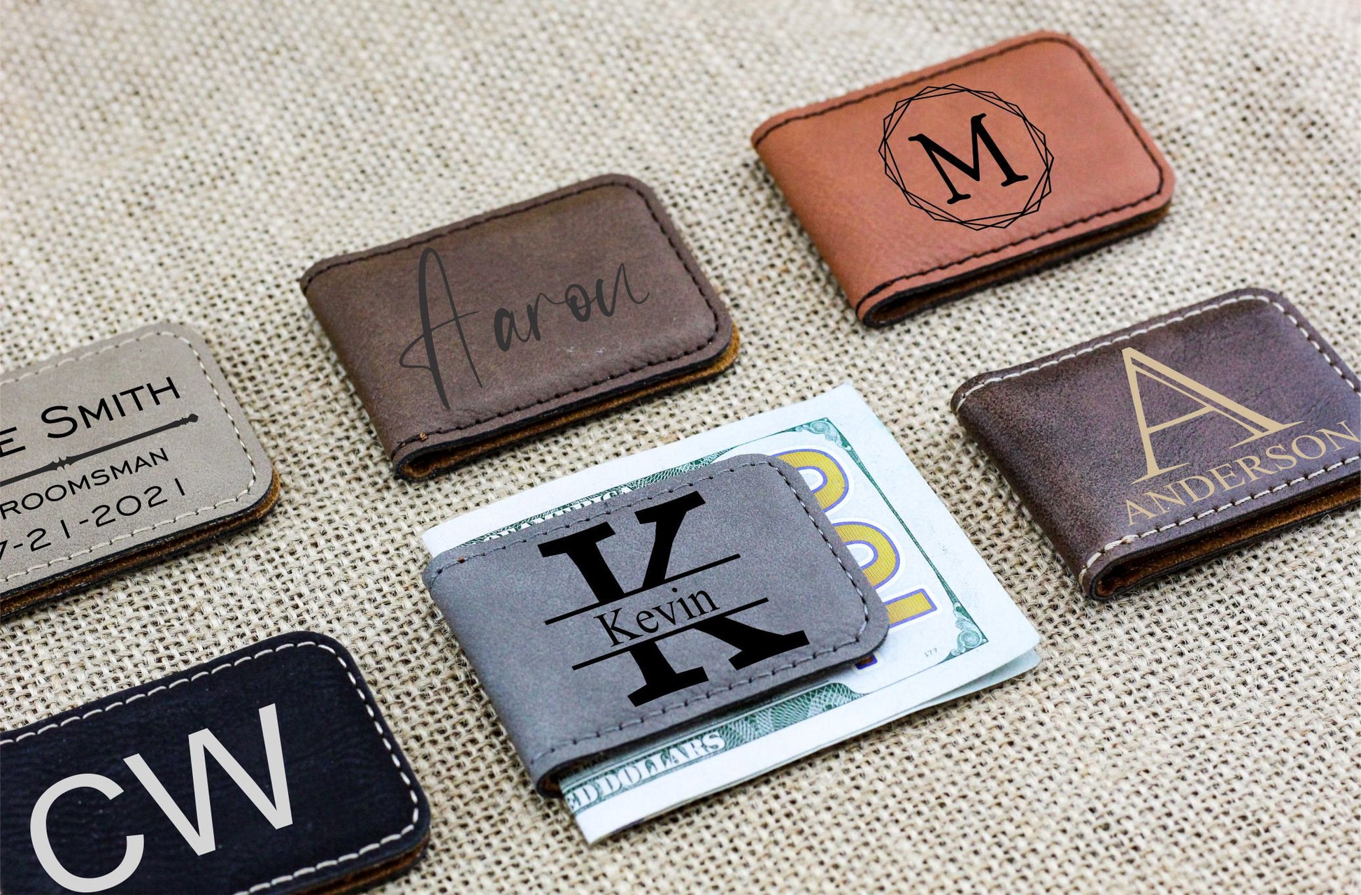Engraved Groomsmen Money Clip - personalized engraved gift, family-made in Long Island