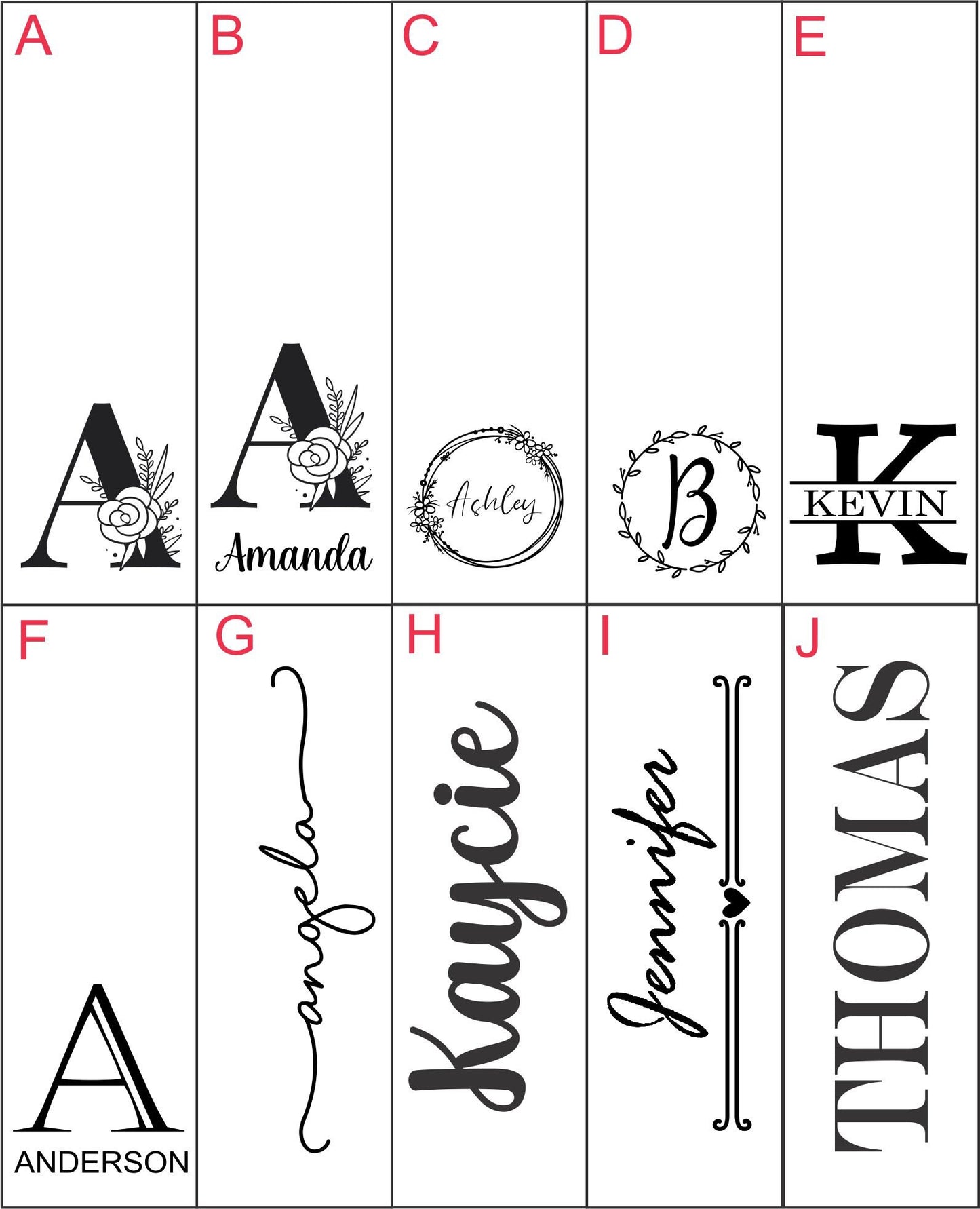 Personalized Portfolio with refillable notepad - close-up of the custom engraving