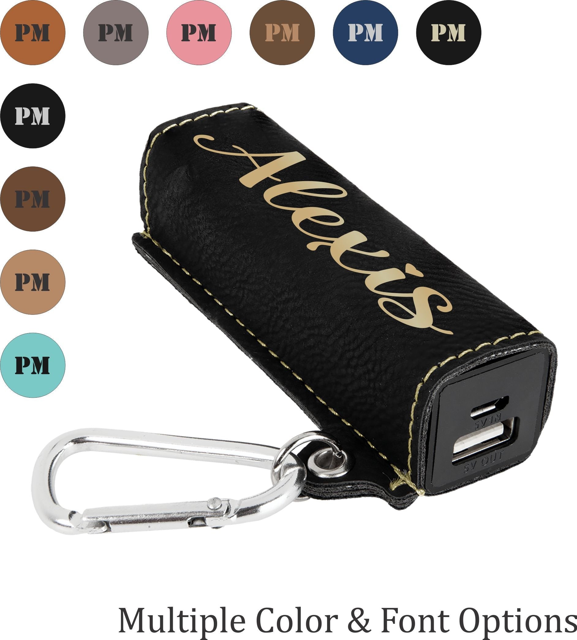 Personalized Power Bank - personalized engraved gift, family-made in Long Island