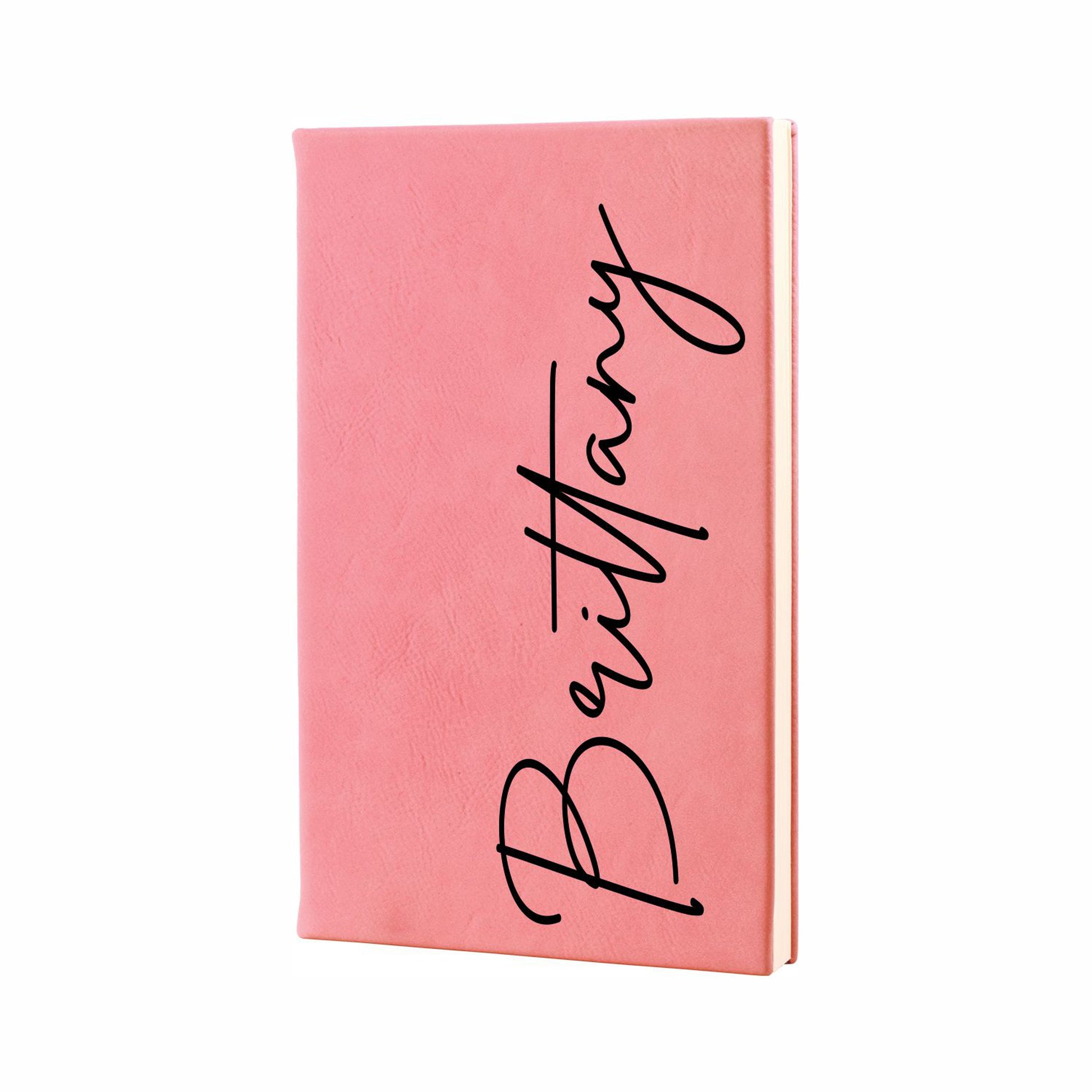 Personalized Leather Journal - personalized engraved gift, family-made in Long Island