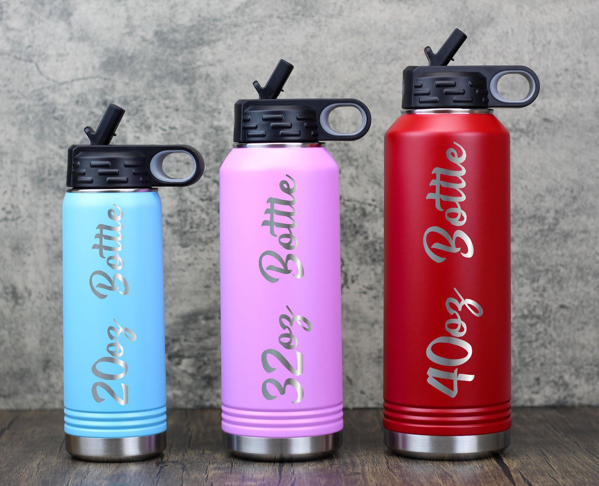 Personalized Soccer Water Bottle for Girls - personalization example
