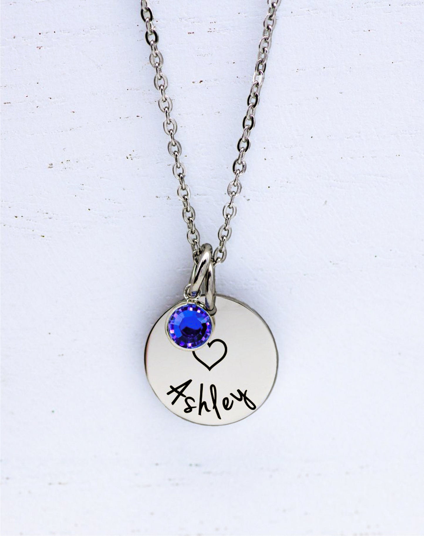 Personalized Butterfly Necklace for Girls - personalized engraved gift, family-made in Long Island