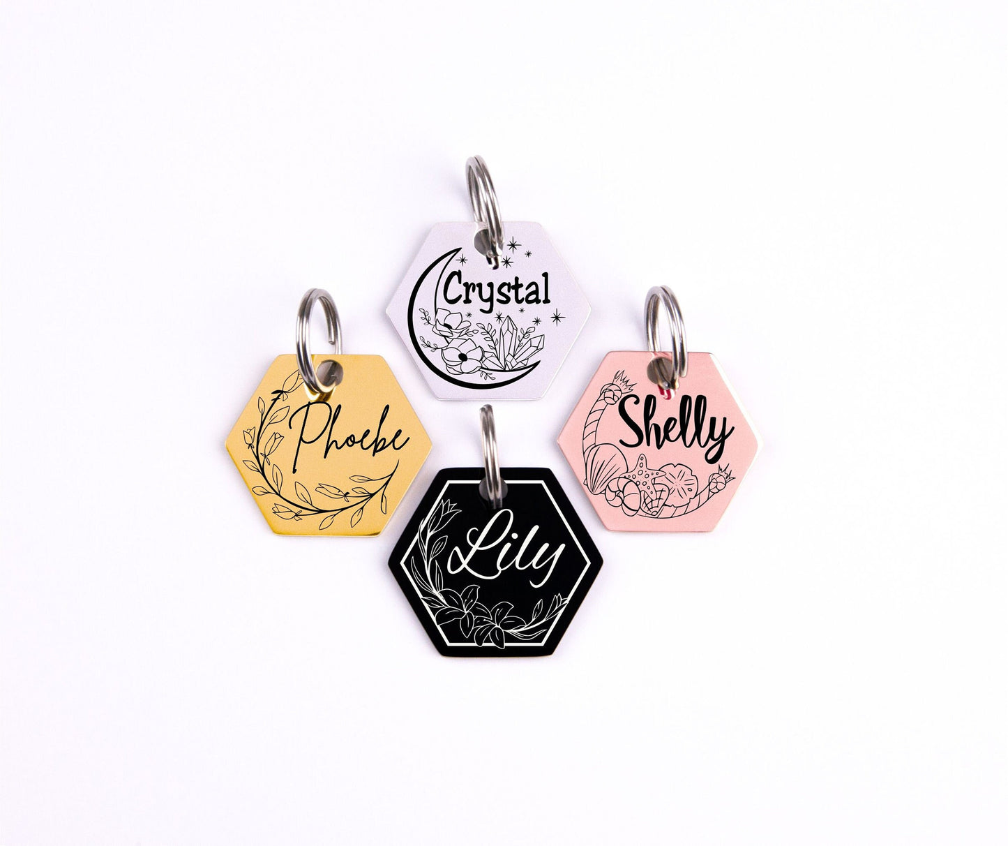 Personalized pet cat ID tag