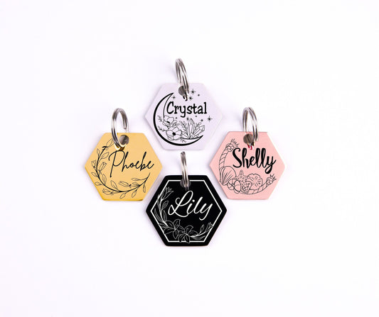 Personalized pet cat ID tag