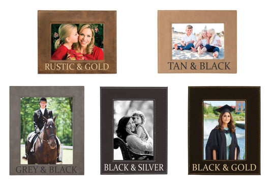 Family Picture Frame - close-up of the custom engraving