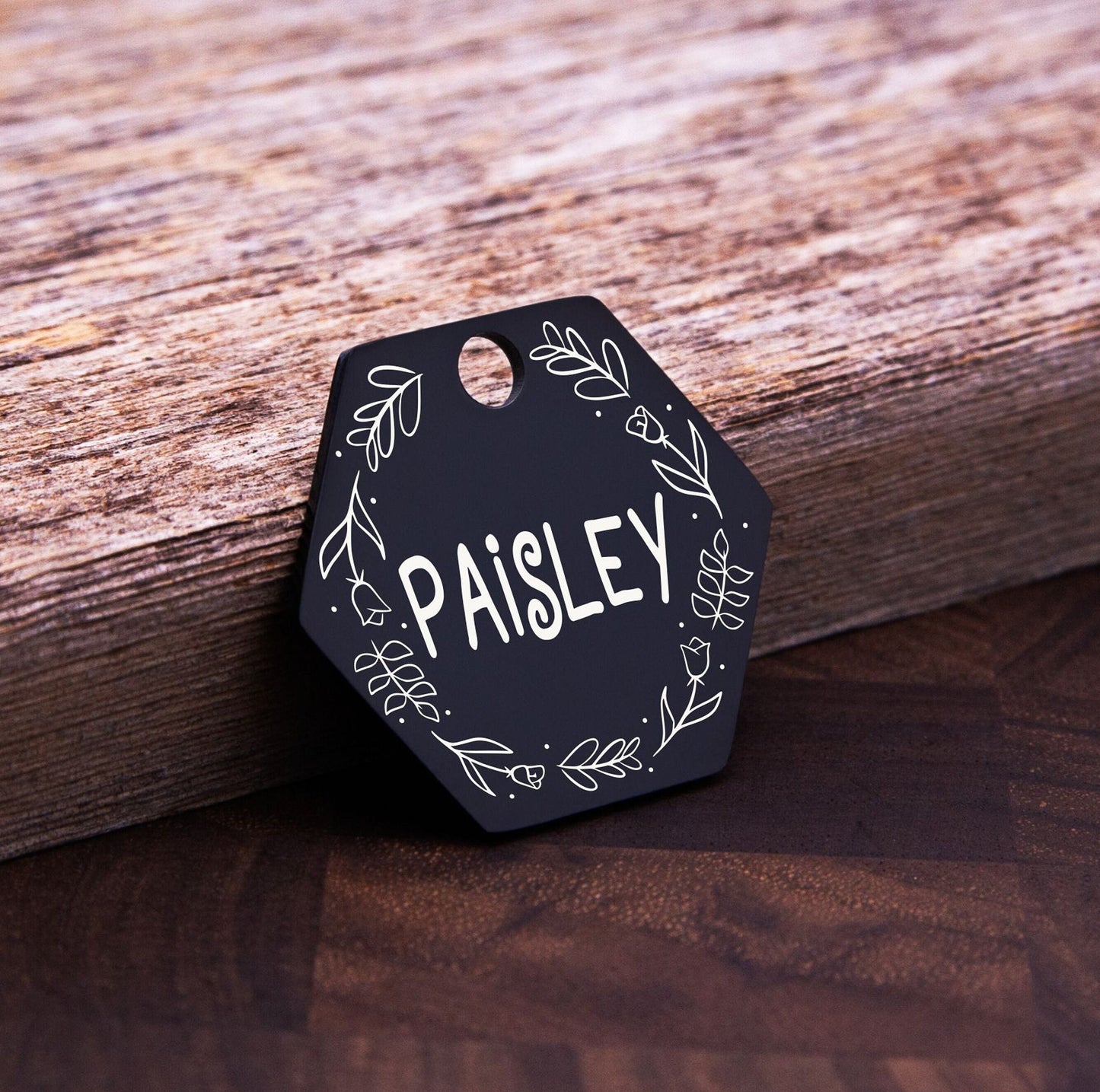 Personalized pet cat ID tag - a thoughtful custom gift