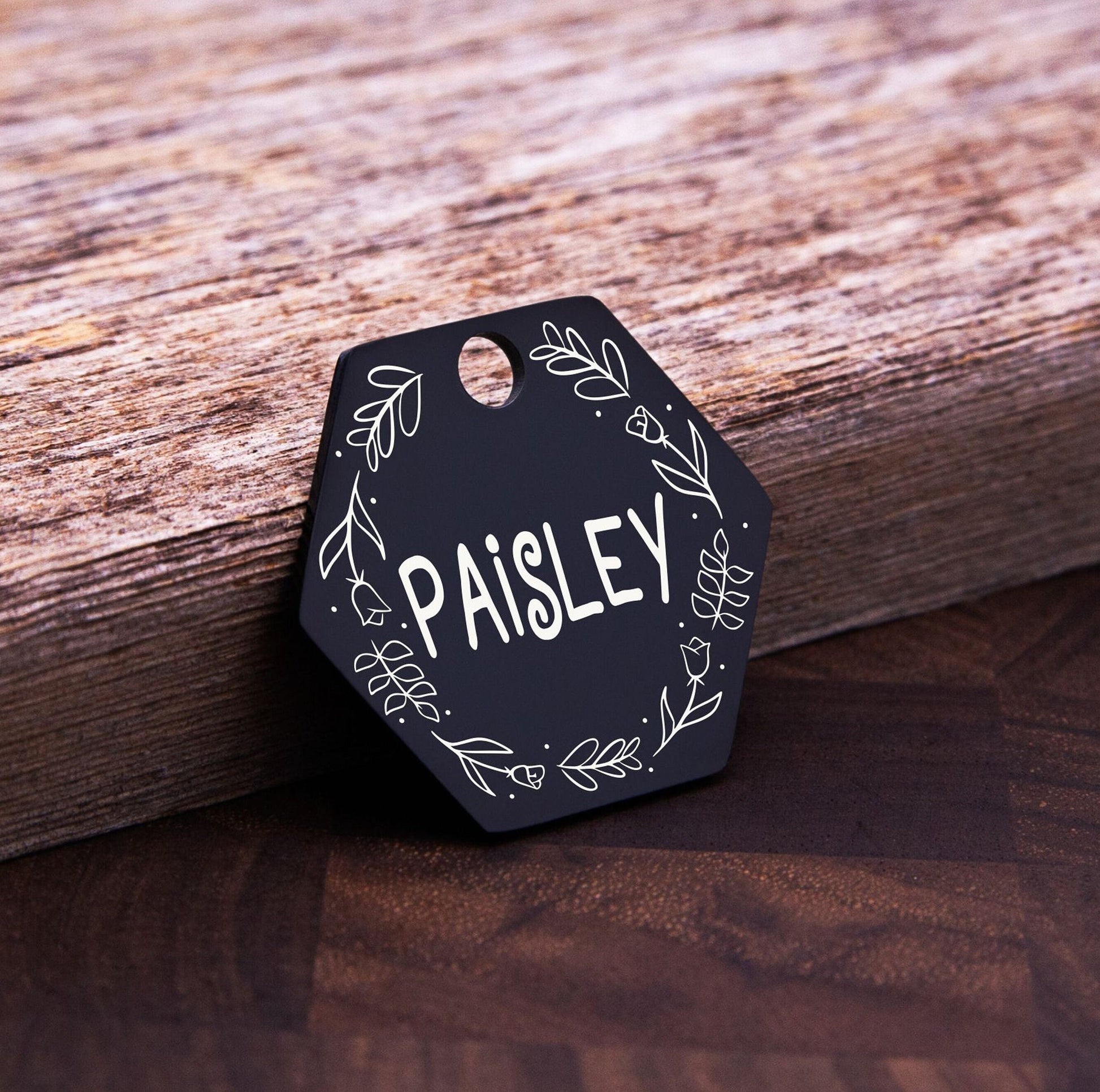 Personalized pet cat ID tag - a thoughtful custom gift