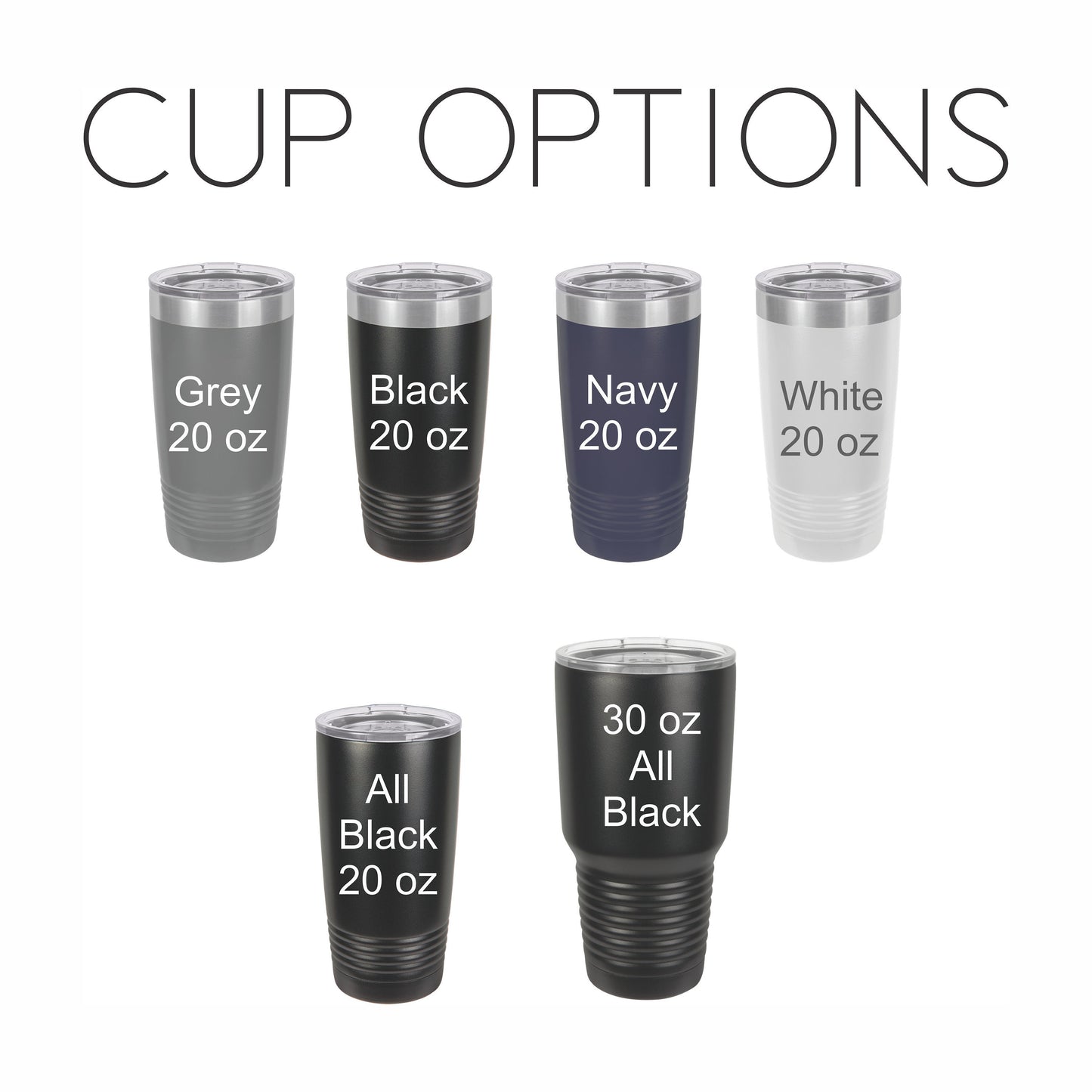 Personalized Groomsmen Tumbler - personalization example