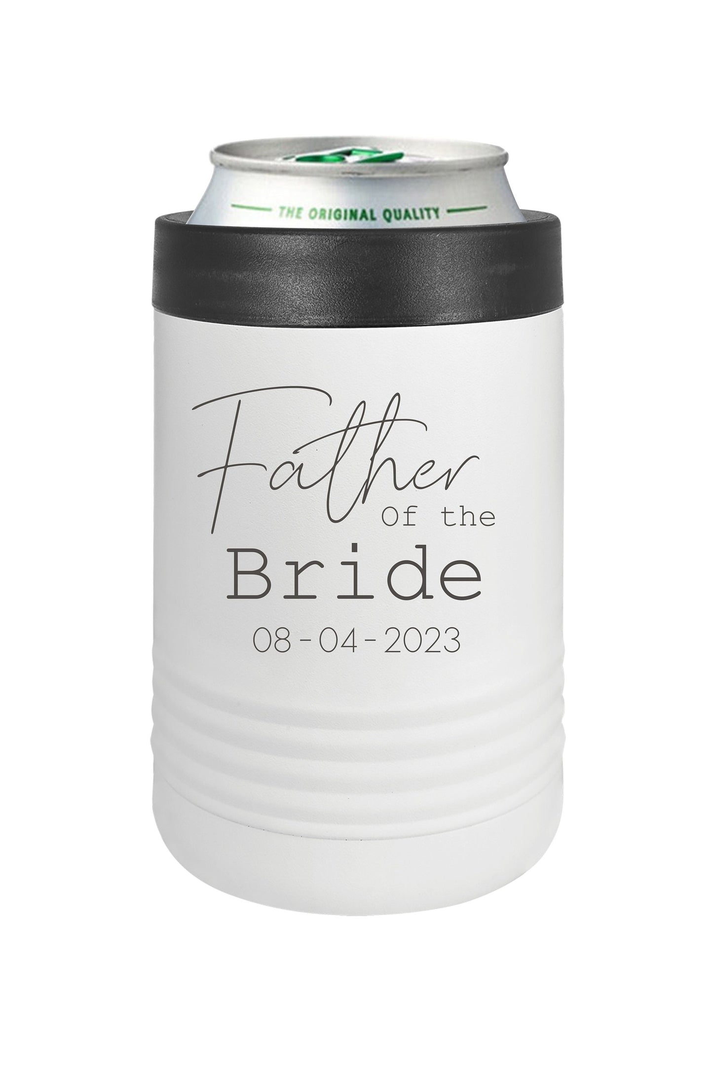 Father of the Bride Can Cooler - a thoughtful custom gift