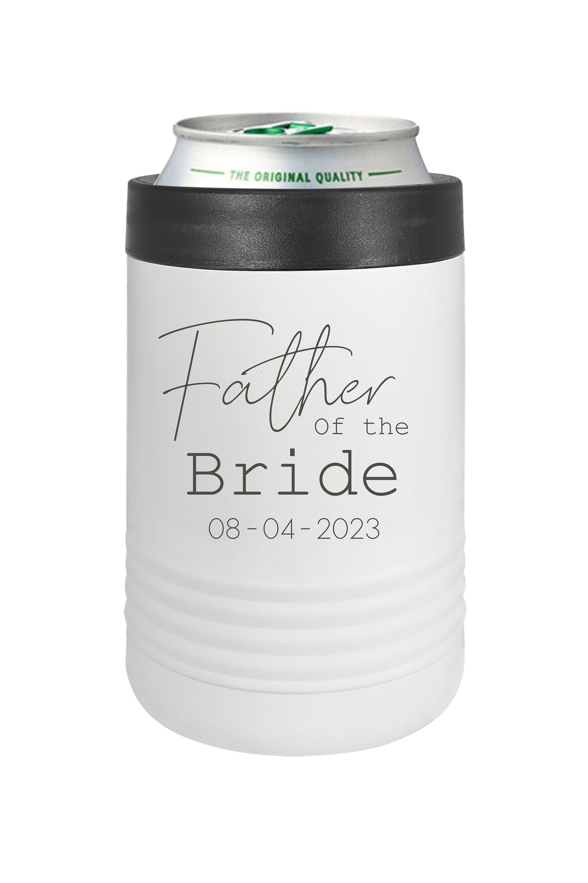 Father of the Bride Can Cooler - a thoughtful custom gift