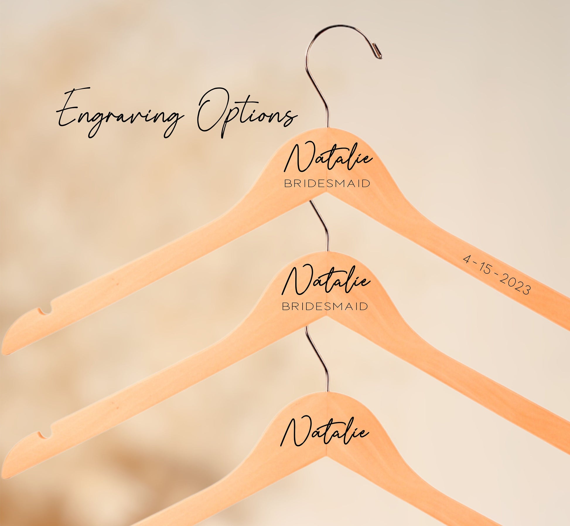 Personalized Bride Hanger - color and style options