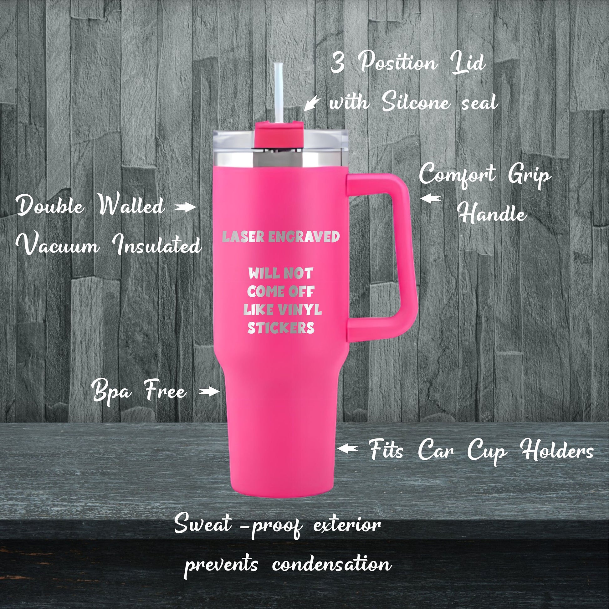 Personalized Birth Flower Tumbler - a thoughtful custom gift