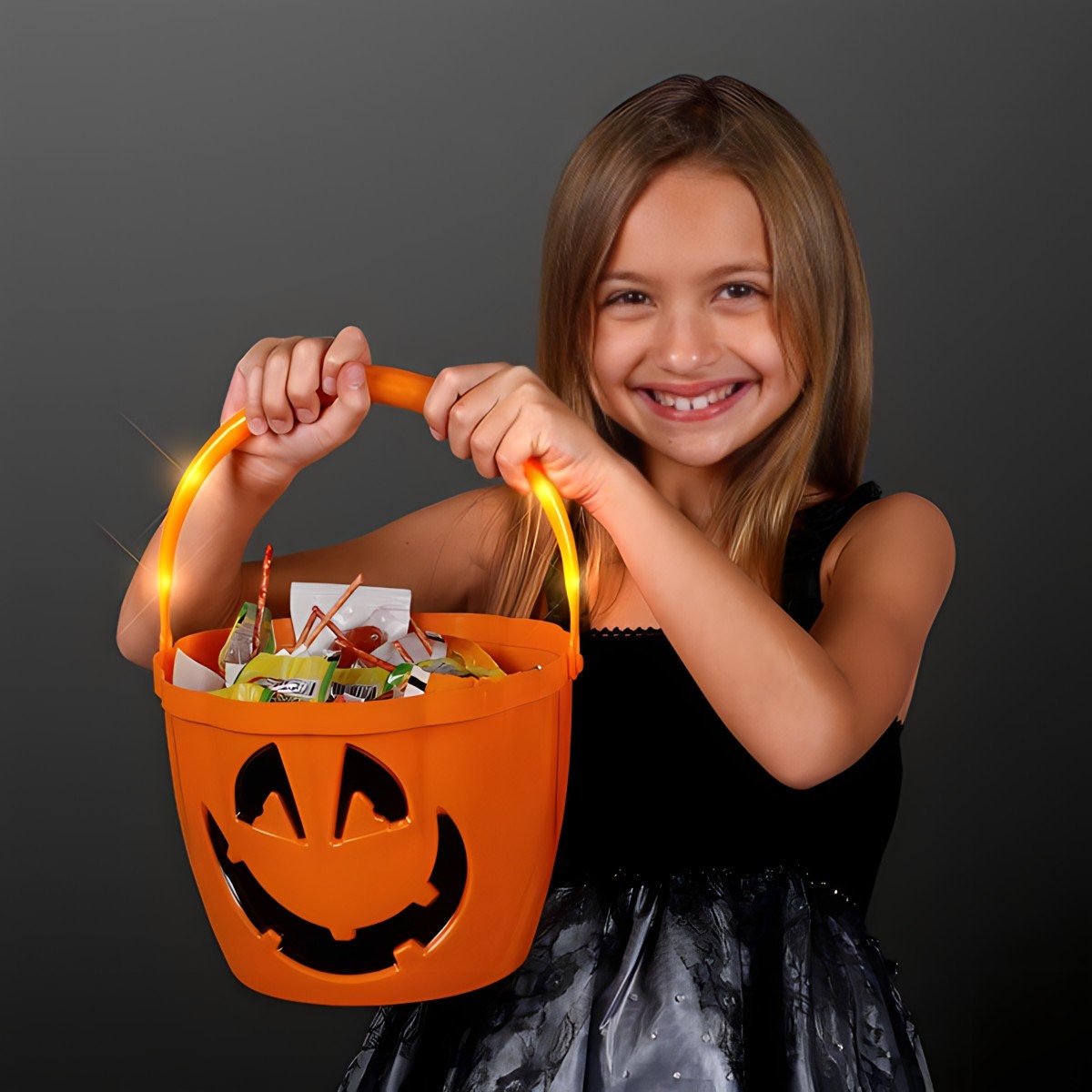 Light Up Trick or Treat Bucket - color and style options