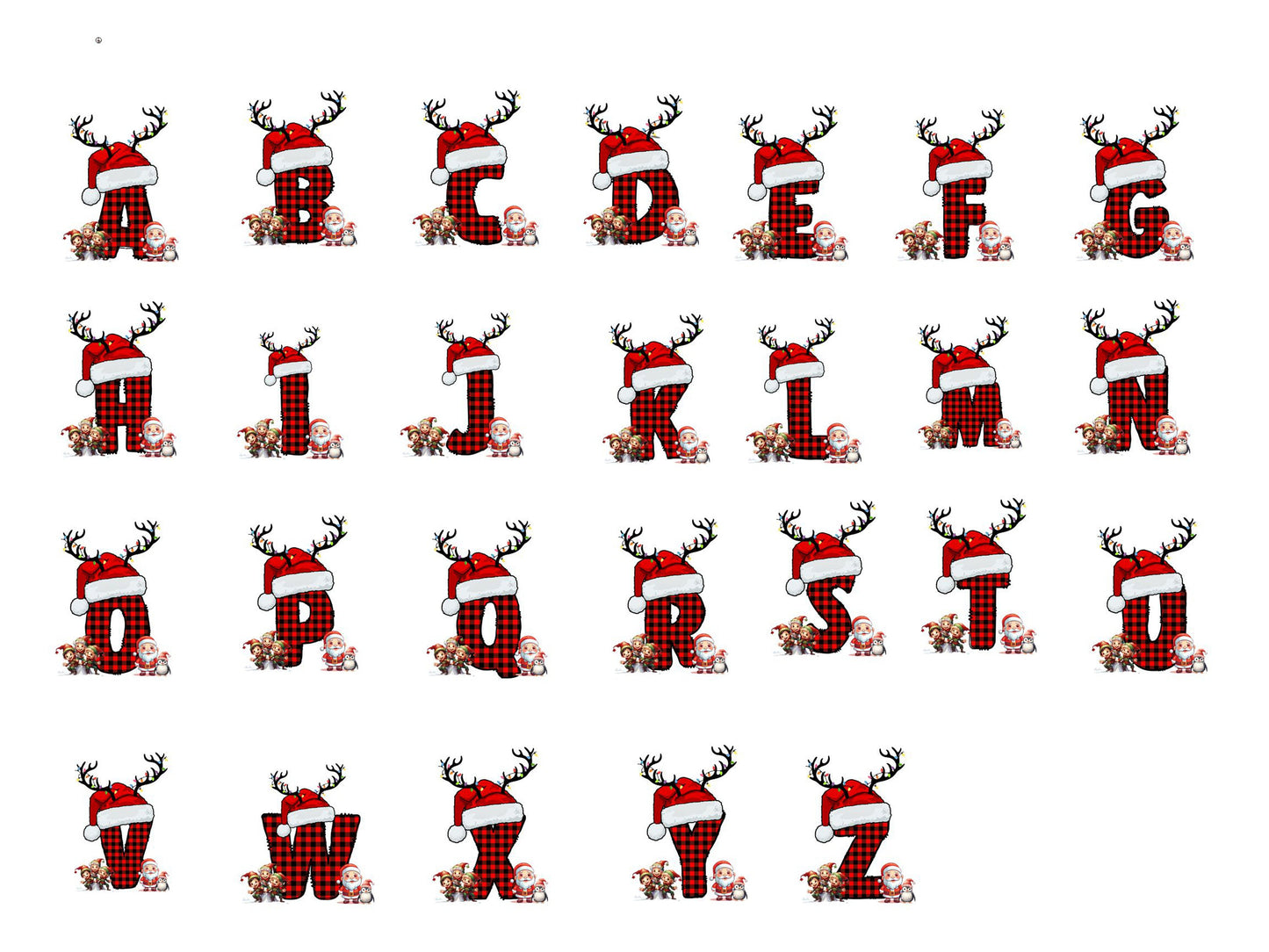 Custom Initial Christmas Ornament - personalization example