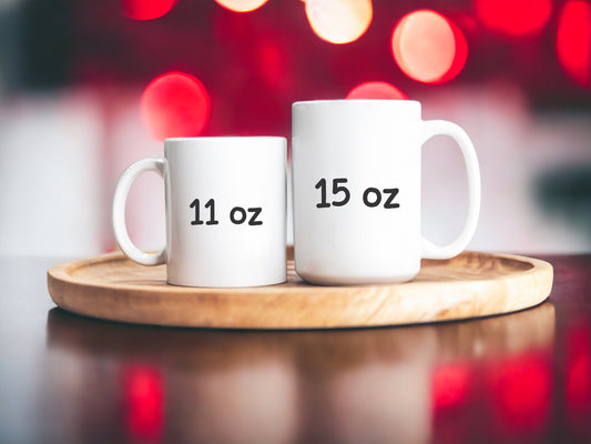 Funny Mom Mug for Mothers Day - close-up of the custom engraving