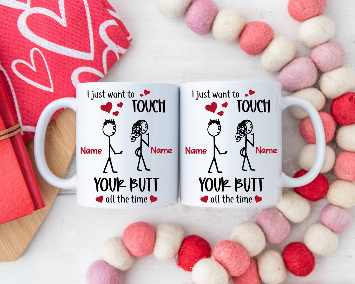 Funny Couple Coffee Mug - personalization example
