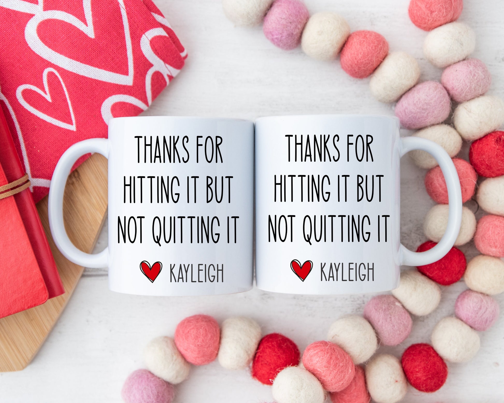 Funny Anniversary Coffee Mug - personalization example