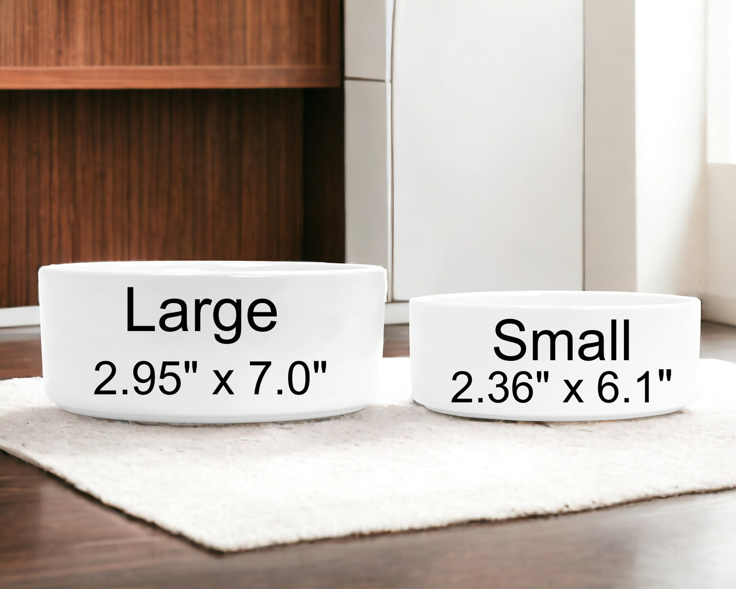 Personalized Pet Bowl - personalization example