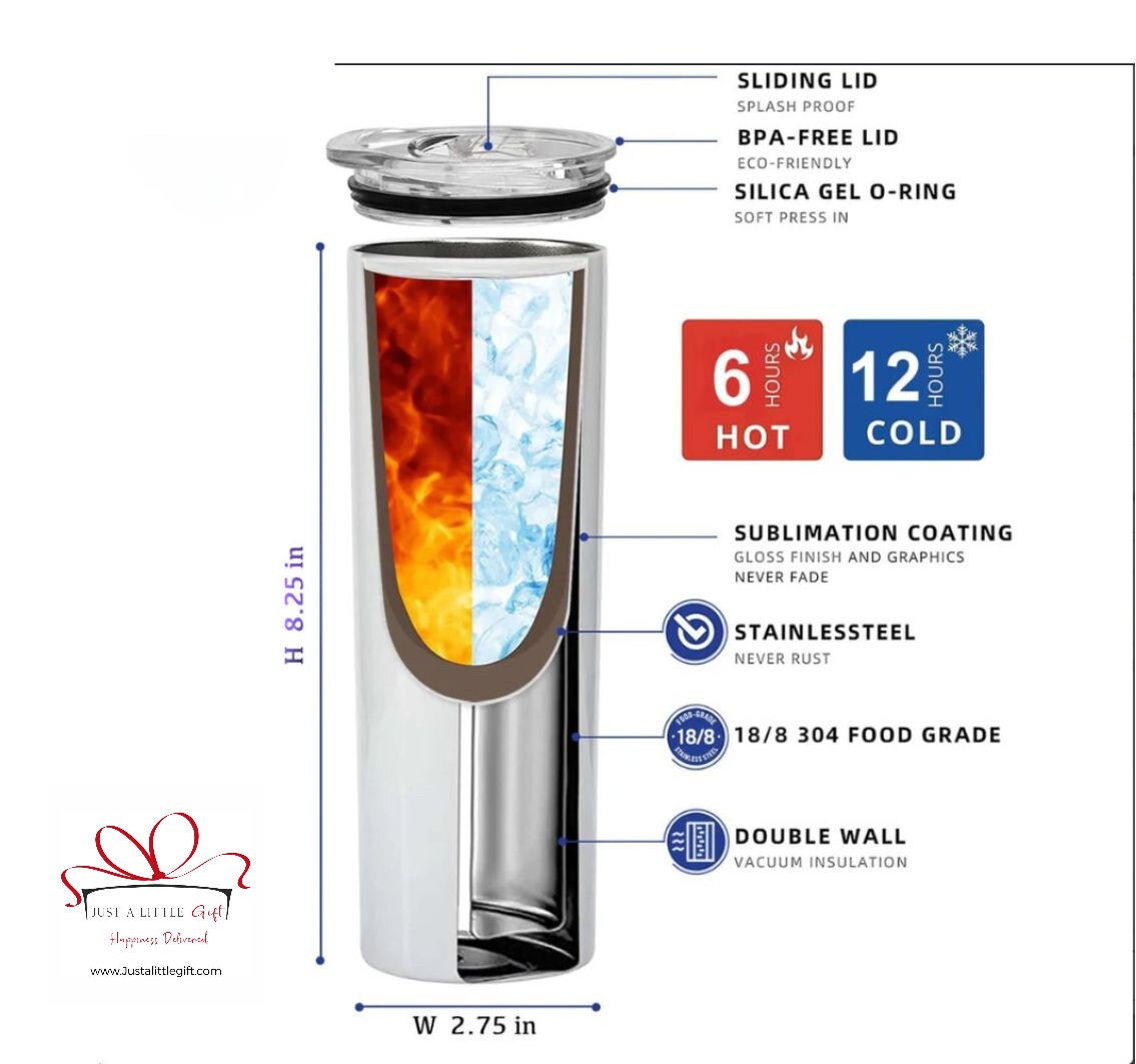 Personalized Dance Tumbler - personalization example