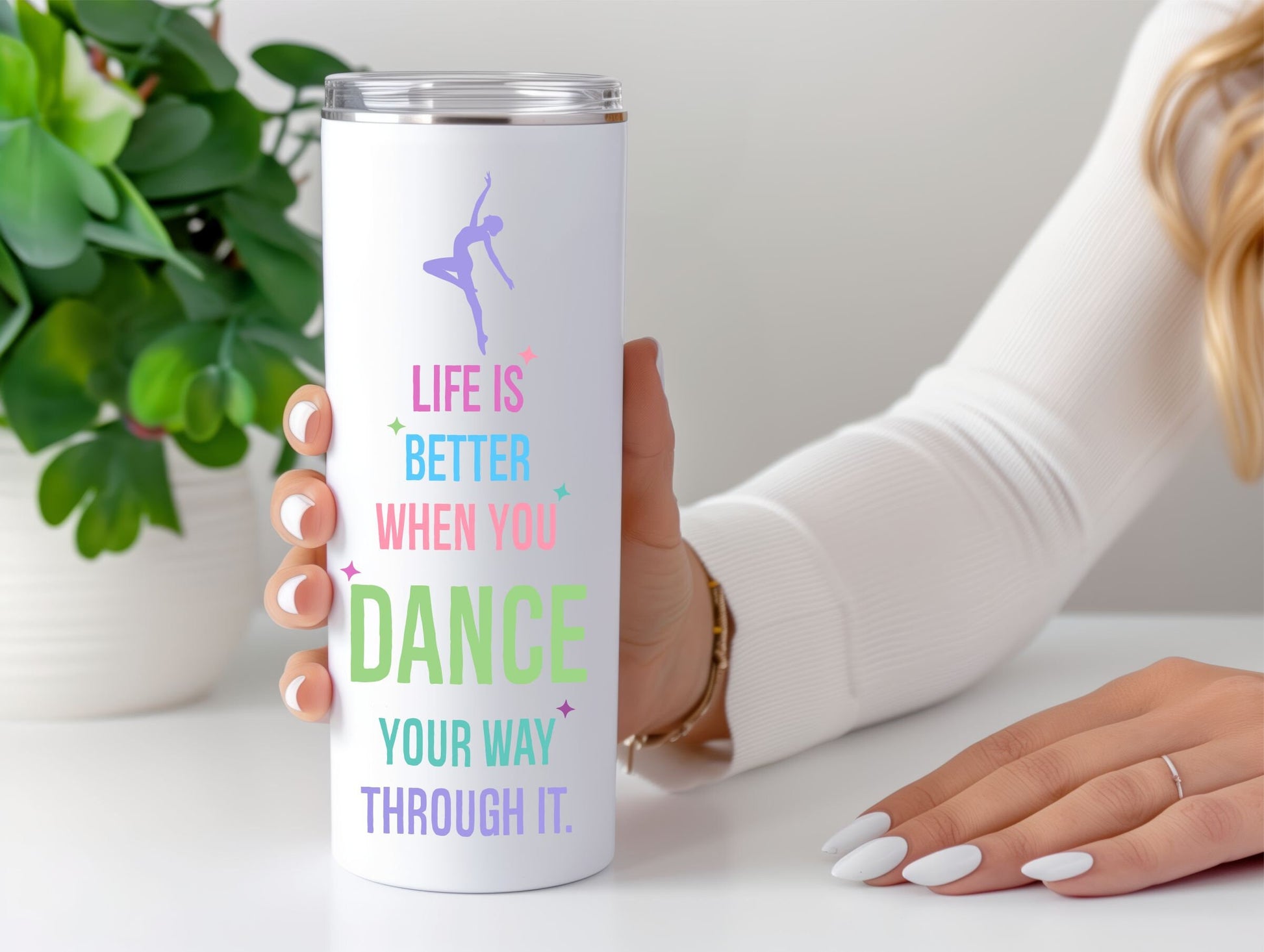 Personalized Dance Tumbler - a thoughtful custom gift