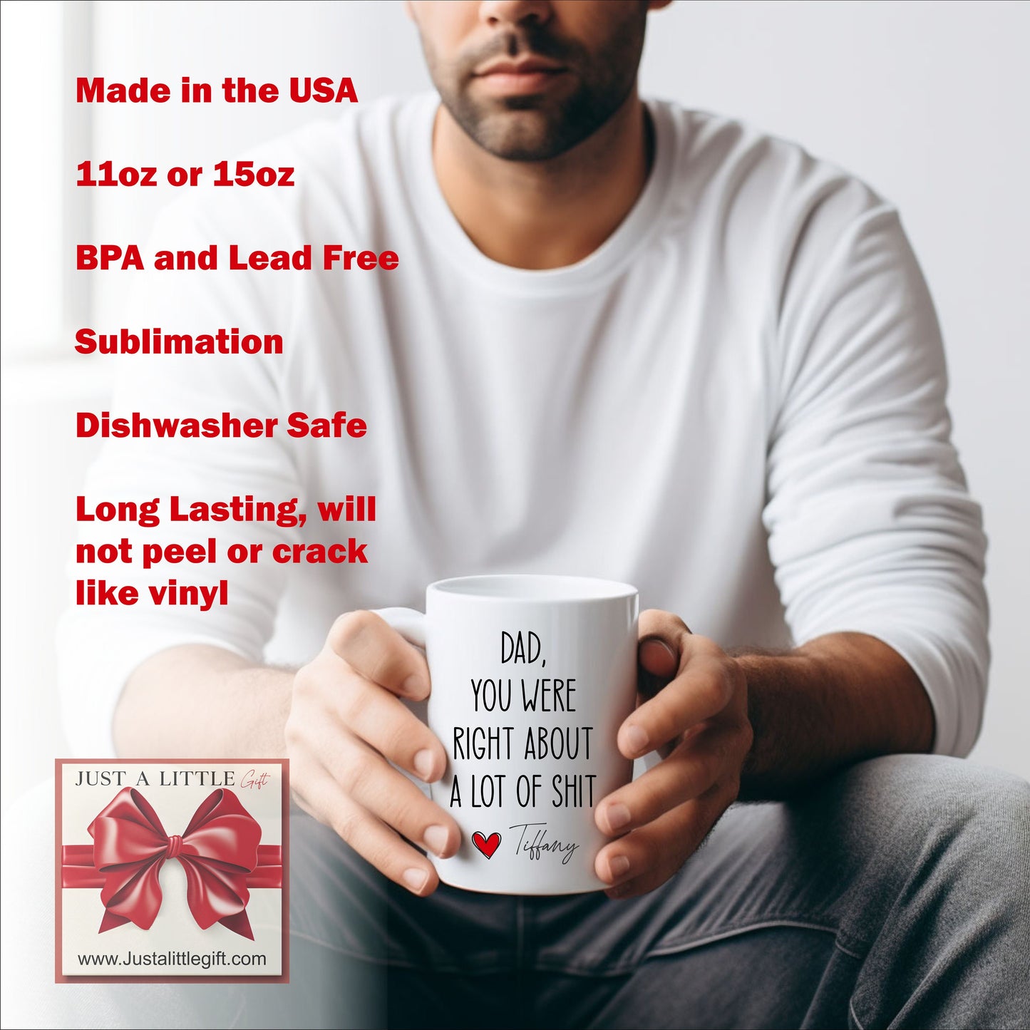 “You Were Right About a Lot of Shit” Coffee Mug - color and style options