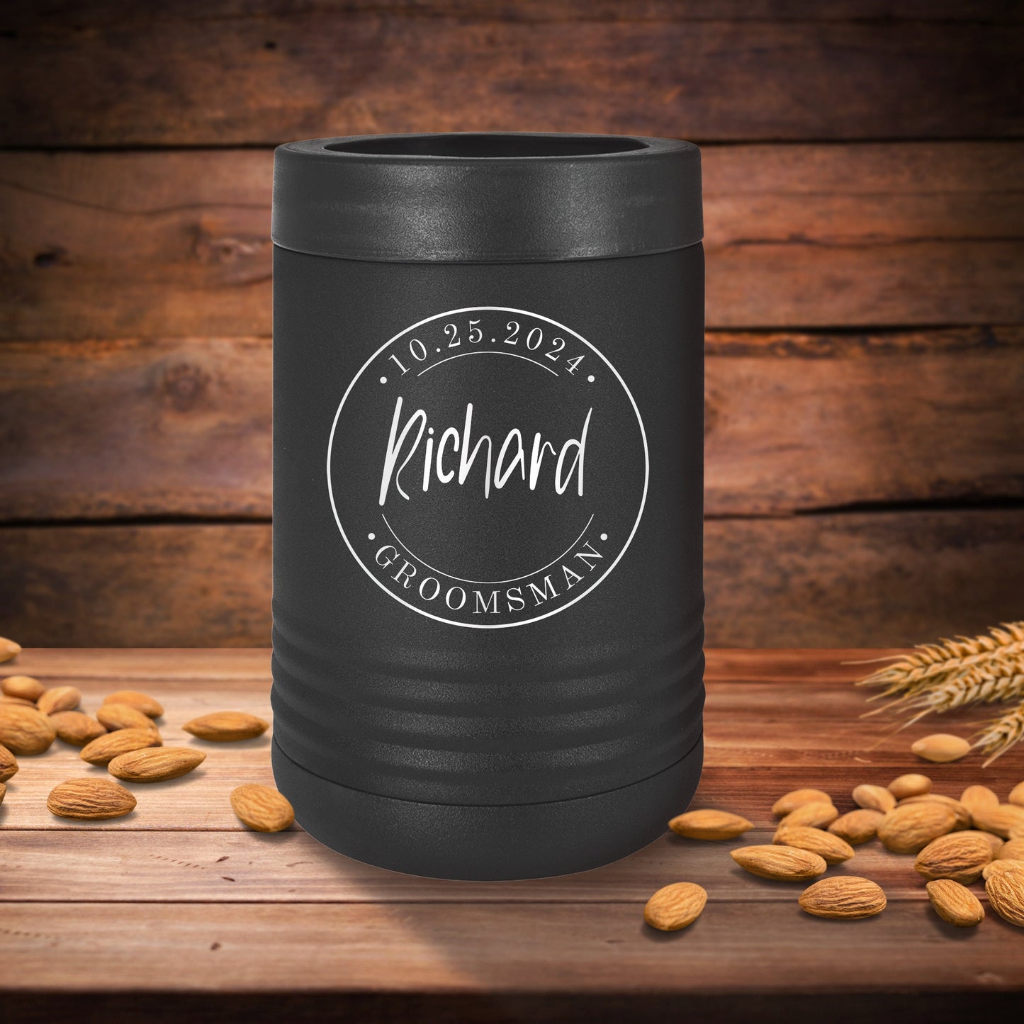 Personalized Metal Can Cooler - personalization example