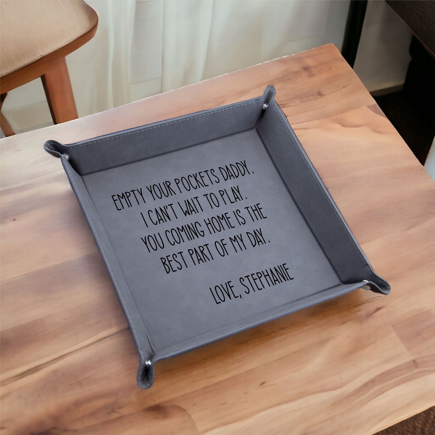 Valet Tray for Dad