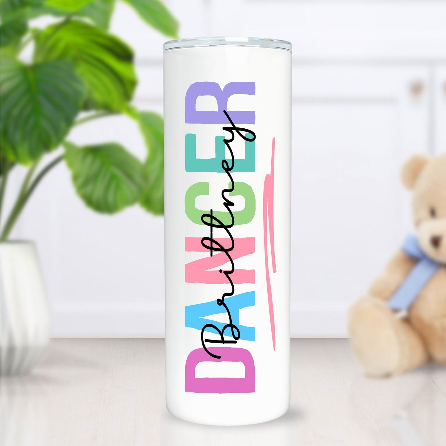 Personalized Dance Tumbler - personalized engraved gift, family-made in Long Island