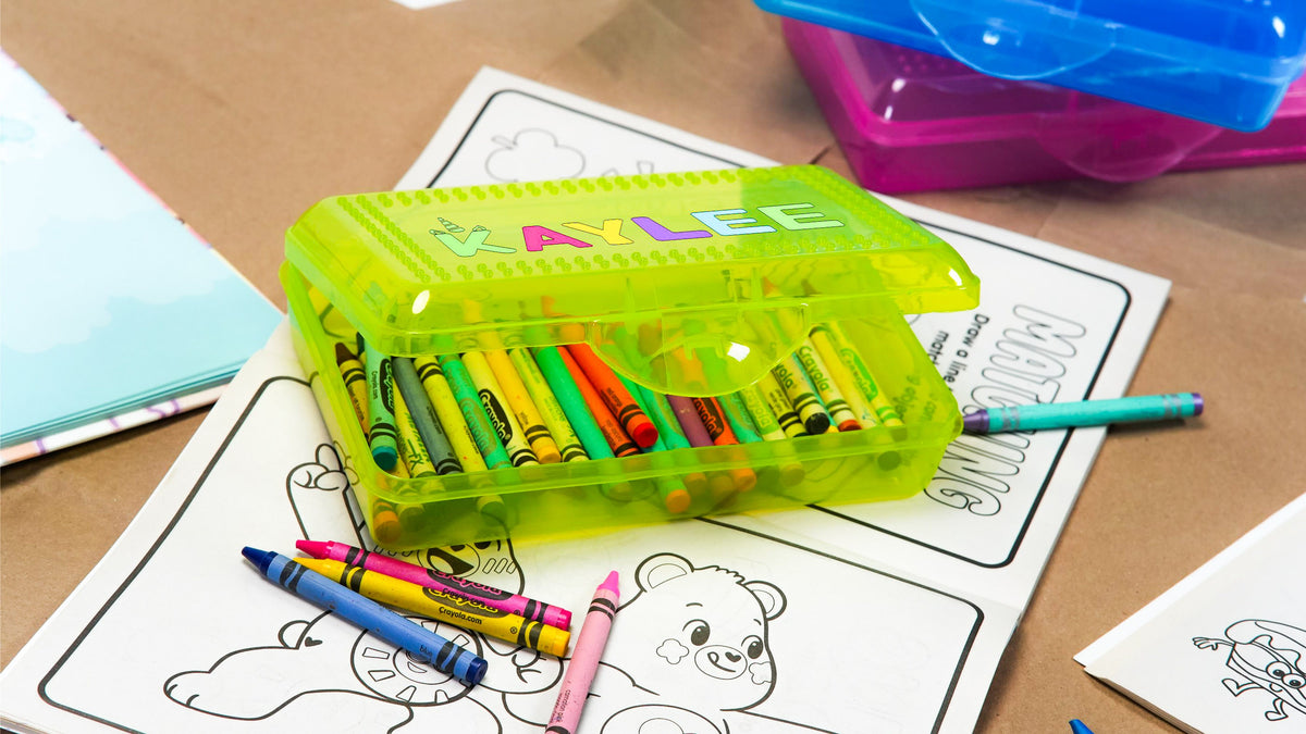 Personalized Plastic Pencil Box